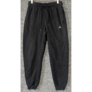 Air Jordan Mens Jogger Sweatpants Black Jumpman Logo Size Small